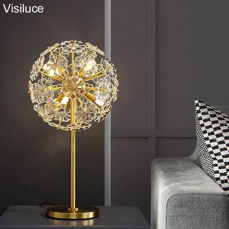 Brass Copper Base Desk Lamp - Hans Lumiere