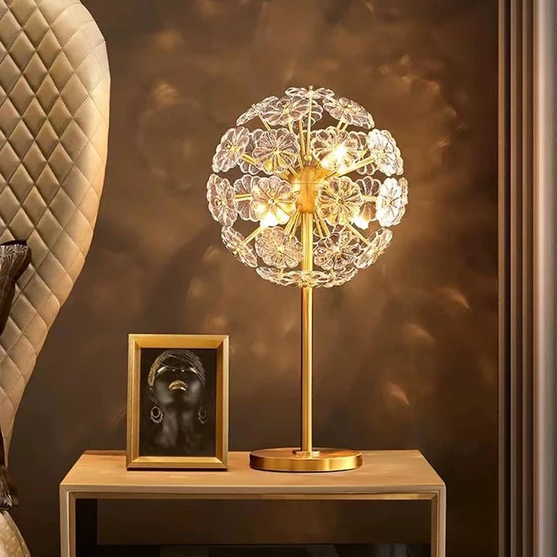 Brass Copper Base Desk Lamp - Hans Lumiere