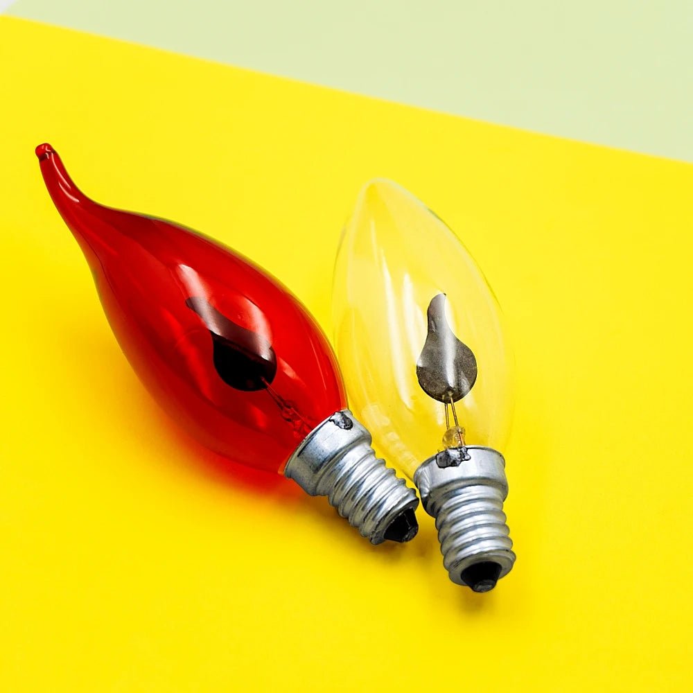C35 & C35L Edison LED Candle Bulbs E14 E27 3W Flame Tip Filament, 1-24 Pack - Hans Lumiere
