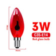 C35 & C35L Edison LED Candle Bulbs E14 E27 3W Flame Tip Filament, 1-24 Pack - Hans Lumiere
