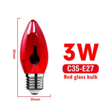 C35 & C35L Edison LED Candle Bulbs E14 E27 3W Flame Tip Filament, 1-24 Pack - Hans Lumiere