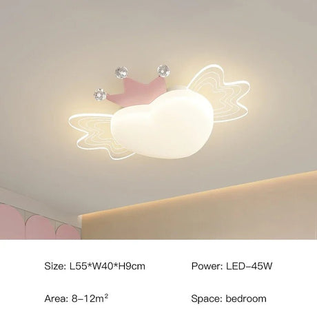Cartoon Airplane Heart - shaped LED Ceiling Light - Hans Lumiere