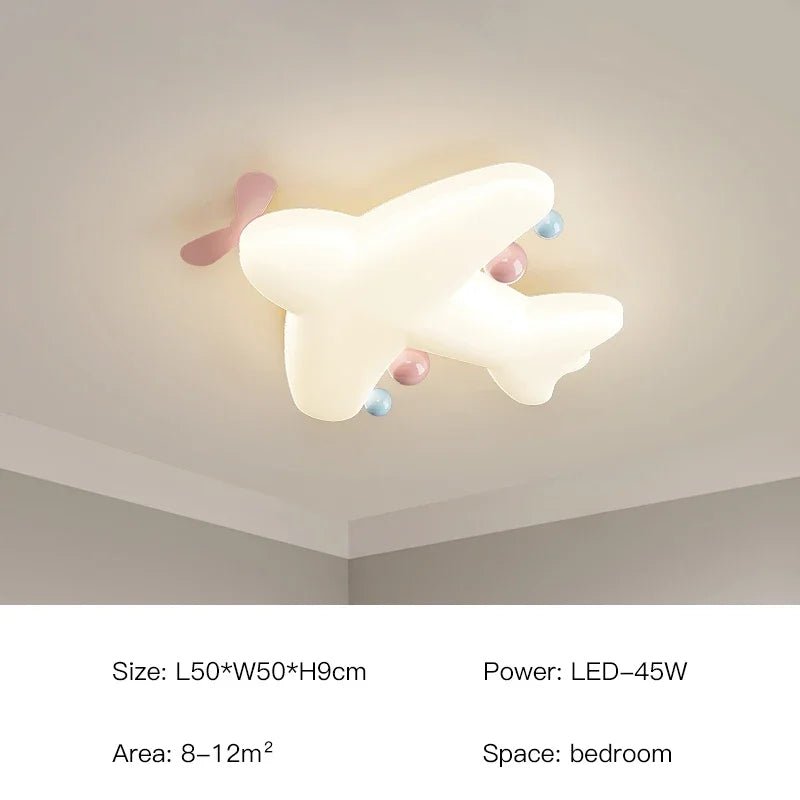 Cartoon Airplane Heart - shaped LED Ceiling Light - Hans Lumiere