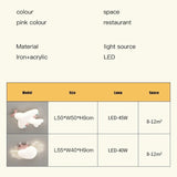 Cartoon Airplane Heart - shaped LED Ceiling Light - Hans Lumiere