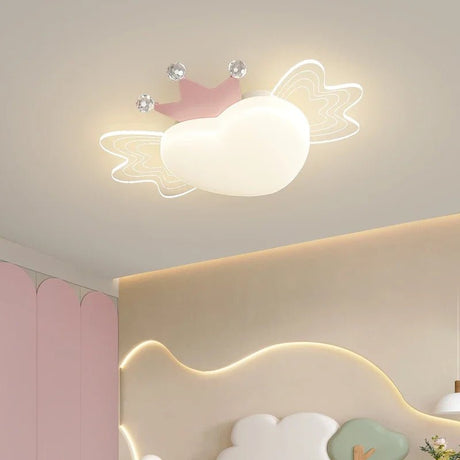 Cartoon Airplane Heart - shaped LED Ceiling Light - Hans Lumiere