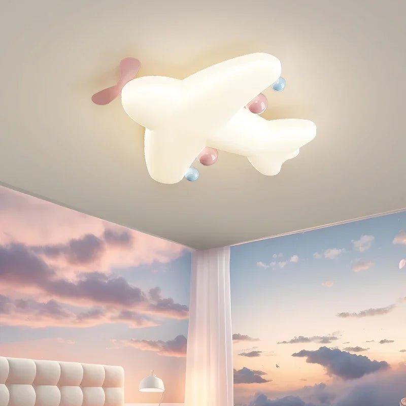 Cartoon Airplane Heart - shaped LED Ceiling Light - Hans Lumiere