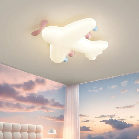 Cartoon Airplane Heart - shaped LED Ceiling Light - Hans Lumiere