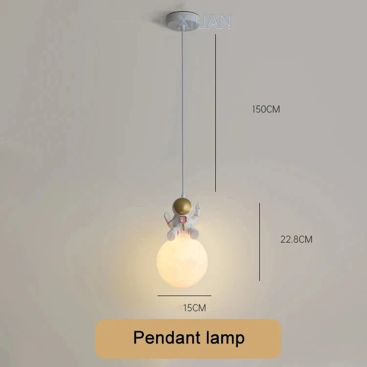 Cartoon Bear On Moon Wall Lamp - Hans Lumiere