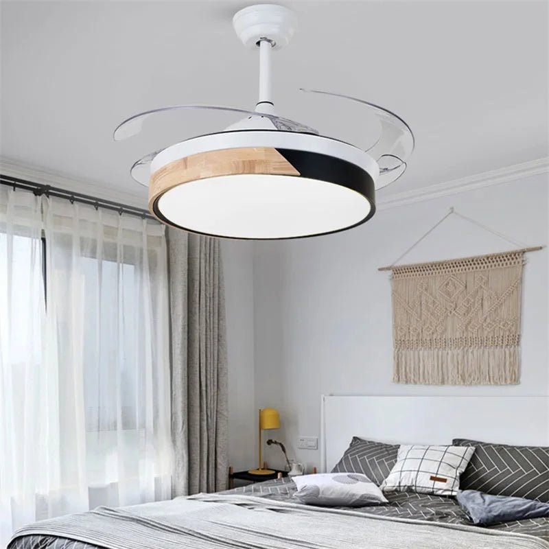 Ceiling Fan With Light Invisible Lamp - Hans Lumiere