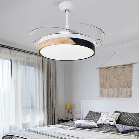 Ceiling Fan With Light Invisible Lamp - Hans Lumiere