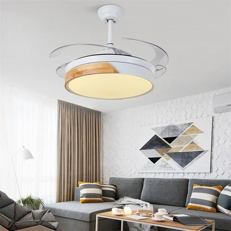 Ceiling Fan With Light Invisible Lamp - Hans Lumiere