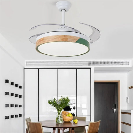 Ceiling Fan With Light Invisible Lamp - Hans Lumiere
