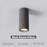 Cement GU10 Downlight – Surface-Mount LED Spotlight - Hans Lumiere