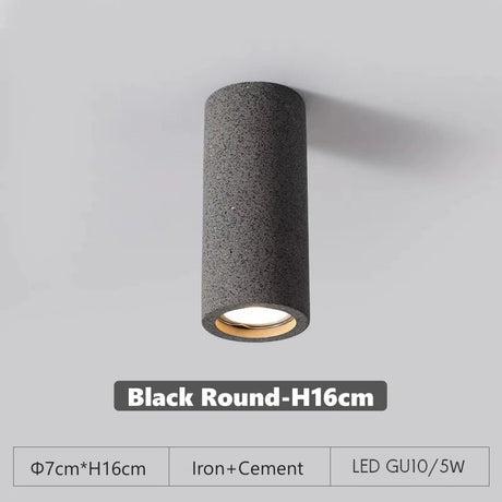 Cement GU10 Downlight – Surface-Mount LED Spotlight - Hans Lumiere