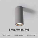 Cement GU10 Downlight – Surface-Mount LED Spotlight - Hans Lumiere