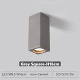 Cement GU10 Downlight – Surface-Mount LED Spotlight - Hans Lumiere