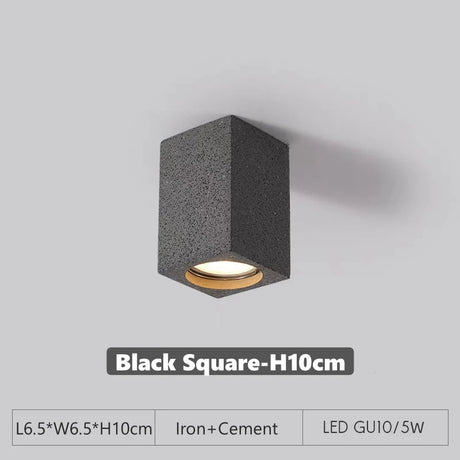 Cement GU10 Downlight – Surface-Mount LED Spotlight - Hans Lumiere