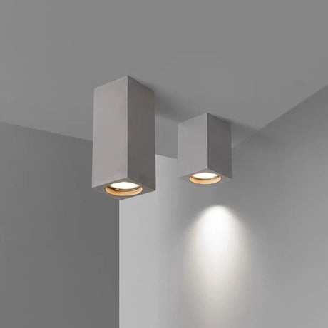 Cement GU10 Downlight – Surface-Mount LED Spotlight - Hans Lumiere