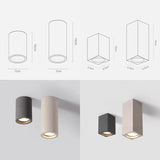 Cement GU10 Downlight – Surface-Mount LED Spotlight - Hans Lumiere