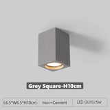 Cement GU10 Downlight – Surface-Mount LED Spotlight - Hans Lumiere