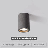 Cement GU10 Downlight – Surface-Mount LED Spotlight - Hans Lumiere