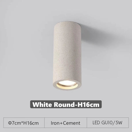 Cement GU10 Downlight – Surface-Mount LED Spotlight - Hans Lumiere