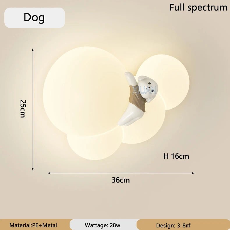 Childern's Room LED White Lamps - Hans Lumiere