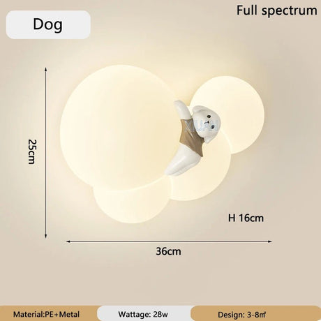 Childern's Room LED White Lamps - Hans Lumiere