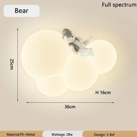 Childern's Room LED White Lamps - Hans Lumiere