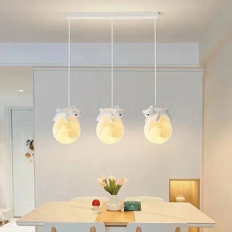 Children's Room Little Bear Pendant Lights - Hans Lumiere