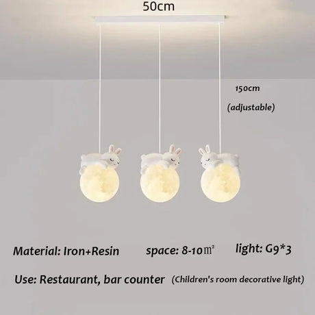 Children's Room Little Bear Pendant Lights - Hans Lumiere