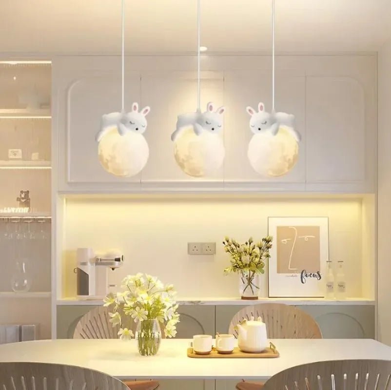 Children's Room Little Bear Pendant Lights - Hans Lumiere