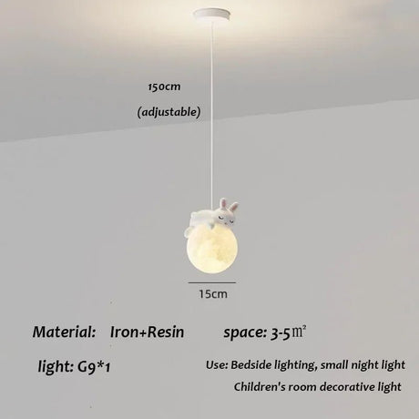 Children's Room Little Bear Pendant Lights - Hans Lumiere