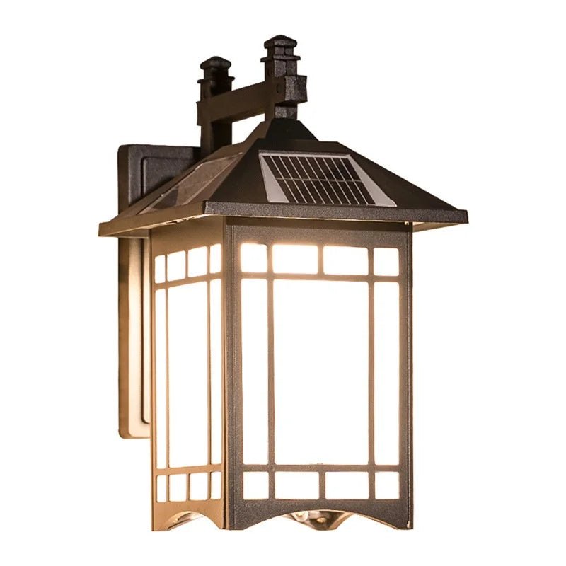 Classical Solar Outdoor Wall Lamp - Hans Lumiere