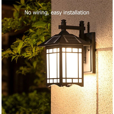 Classical Solar Outdoor Wall Lamp - Hans Lumiere
