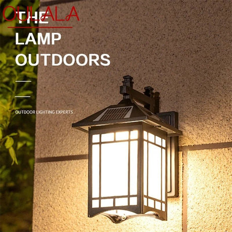 Classical Solar Outdoor Wall Lamp - Hans Lumiere