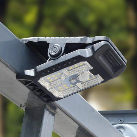 Clip-On Solar Motion Security Light – Waterproof LED for Patio & Gate - Hans Lumiere