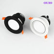 COB LED Recessed Downlight - Dimmable Ceiling Spotlight with High CRI - Hans Lumiere