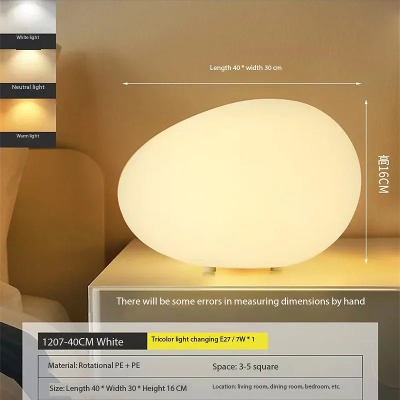 Cobblestone Night Light Minimalist Decorative Lamp - Hans Lumiere