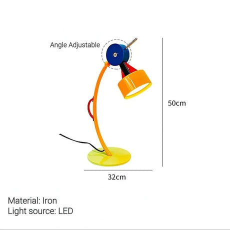 Color Cartoon Room Reading Desk & Floor LED Light - Hans Lumiere