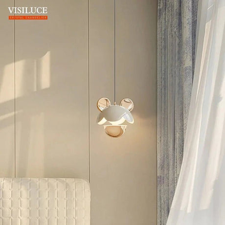 Colorful Aluminum Mickey Lovely Cartoon LED Pendant Light - Hans Lumiere