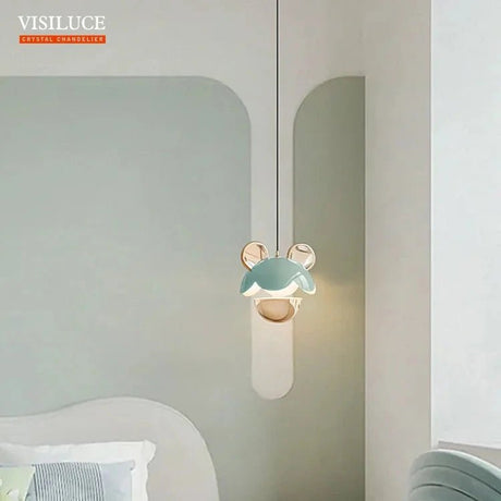 Colorful Aluminum Mickey Lovely Cartoon LED Pendant Light - Hans Lumiere