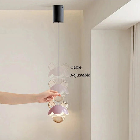 Colorful Aluminum Mickey Lovely Cartoon LED Pendant Light - Hans Lumiere