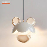 Colorful Aluminum Mickey Lovely Cartoon LED Pendant Light - Hans Lumiere