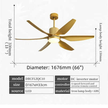 Contemporary American Ceiling Fan Light - Hans Lumiere