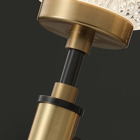 Contemporary Antique Crystal Acrylic LED Wall Lamp - Hans Lumiere