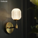Contemporary Antique Crystal Acrylic LED Wall Lamp - Hans Lumiere
