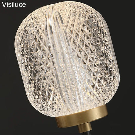 Contemporary Antique Crystal Acrylic LED Wall Lamp - Hans Lumiere