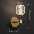 Contemporary Antique Crystal Acrylic LED Wall Lamp - Hans Lumiere
