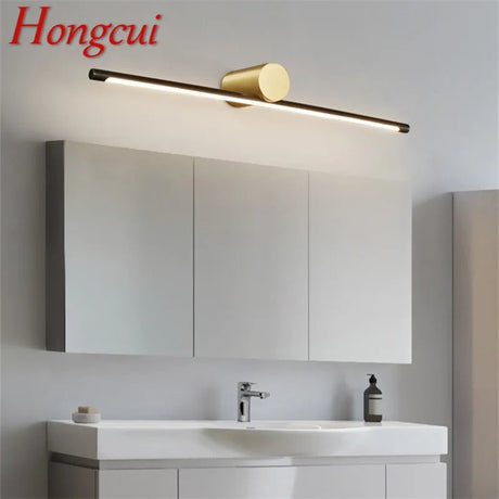 Contemporary Brass Vanity Fixture Mirror Front Light - Hans Lumiere